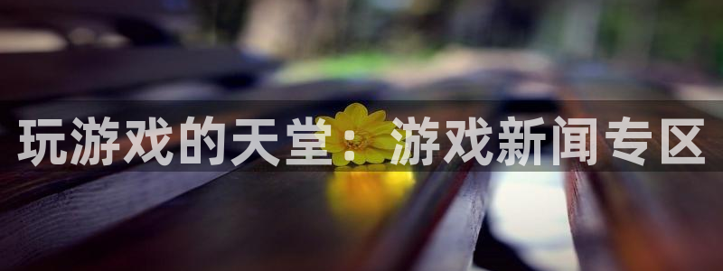 蓝冠娱乐平台登录线路：玩游戏的天堂：游戏新闻专区